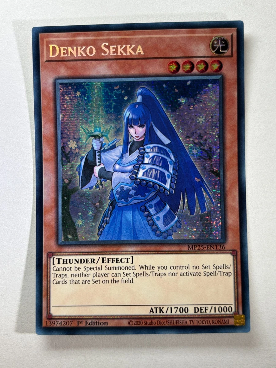 yugioh denko sekka deck Yu-Gi-Oh! TCG Secret Rare Individual Collectible Card Game Cards for sale Ties Of The Thunder Duo