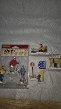 Pacchetto sci neve Lemax villaggio di Natale Joblot figure accessori pezzo da tavola