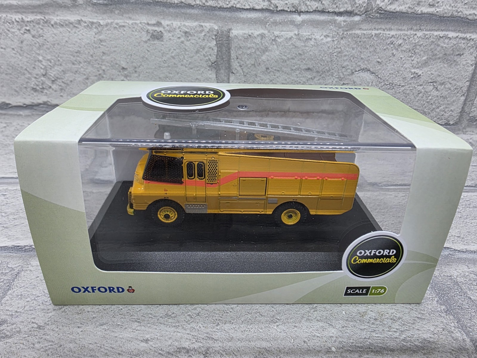 OXFORD NORTHERN IRELAND GREEN GODDESS FIRE ENGINE TRUCK MODEL 76GG007 1:76