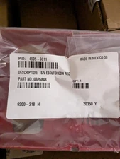 SIMPLEX 4905-9811 SV ESCUTCHEON RED