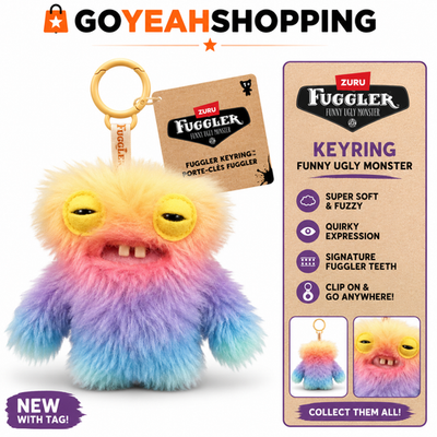 2025 Fuggler Funny Ugly Monster 3.5” Keychain Weirdo TIE DIE
