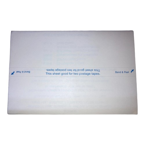 STAMP SHEETS Pitney Bowes Postage Meter White Pack 50 - Picture 1 of 3