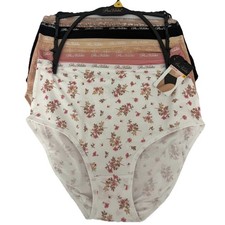 Prima Valentina Women's 8098 5 Pack Value Pack high rise brief set Size M New
