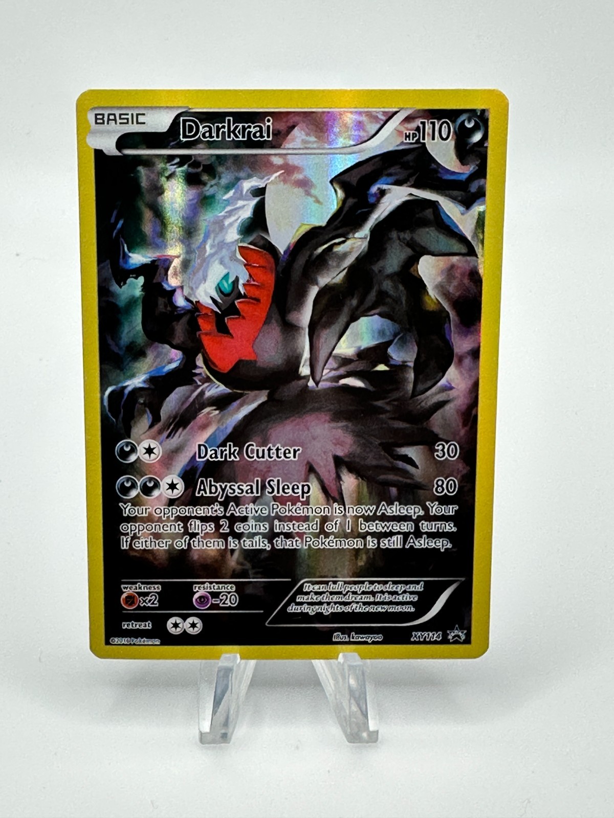 Pokemon TCG Darkrai XY114 XY Black Star Promo LP Light Play