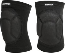 Bodyprox Protective Knee Pads, Thick Sponge Anti-slip, Small/Medium, Black