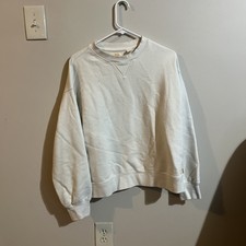 Vintage Levi  s Gold Tab Pullover White Crewneck Sweatshirt Medium