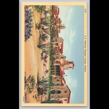 Antique Postcard U.S. Veterans Hospital Tucson Arizona Architecture