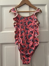 Nicole Miller New York Girl's Butterfly One-Piece Swimsuit - Size S 7/8   