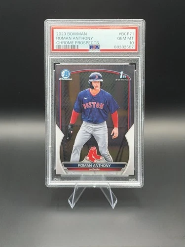 2023 Roman Anthony Bowman Chrome 1st BCP71 PSA 10 Red Sox RC