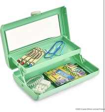 Caboodles Take It Tote. Great For Travel Crayola EditionMirror NEW wSticker