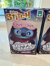 Disney Stitch Sleepy Stars Vinyl Plush Figural Bag Clip Keychain w/ Box