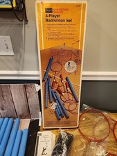 Vintage Sears 4 -Player Badminton Set Very Nice