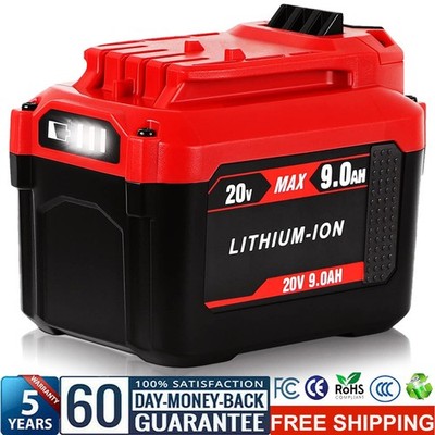 For Craftsman 9.0Ah 20 Volt 20V Max V20 Li-Ion Battery CMCB206 CMCB204 CMCB202