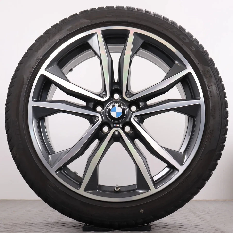 Winterräder 19 Zoll BMW X1 F48 X2 F39 Original Felgen 715M Winterreifen 5,5mm - Bild 4 von 4