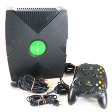 Microsoft Xbox Classic 1. Konsole Schwarz  Zubehörpaket 2 Original Controller