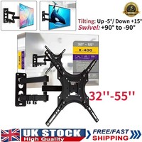 TV Wall Bracket Mount 32-55 Swivel & Tilt Full Motion for LED Plasma Television