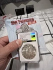 1986 (S) SILVER EAGLE NGC MS70 STRUCK AT SAN FRANCISCO EARY PRODUCTION ULTRA BRA