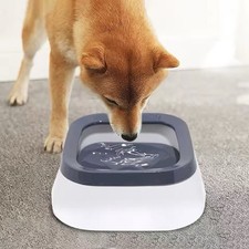 Floating Non-Spill Dog Water Bowl - Anti-Wetting, Anti-Overflow Cat Drinking Bow