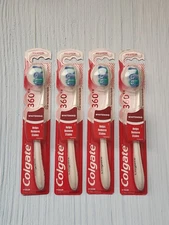 (Lot of 4) Colgate 360 Whitening Toothbrush, Medium 