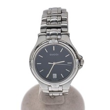 Gucci Quartz Analog Watch SLV 9040M Mens Women's Classic New