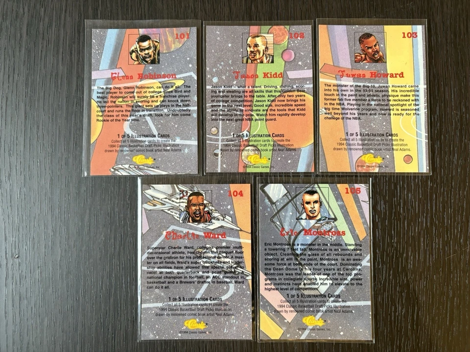 Juego de ilustración de baloncesto clásico 1994 Foto 3 de 4