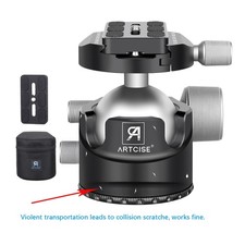 Low Profile Ball Head 55mm Tripod Ball Head Heavy Duty Tripod Head Load 66lbs