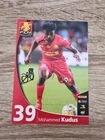 MOHAMMED KUDUS AUTOGRAPH/SIGNED PHOTO WITH COA - OFFICIAL CLUB CARD