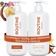 Routine Wellness Anti Thinning Shampoo and Conditioner Set for Thinning Hair NEW