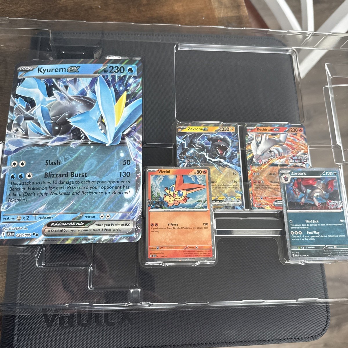 pokemon white flare promo card Pokemon Stamped promo set NEW Black Bolt/White Flare