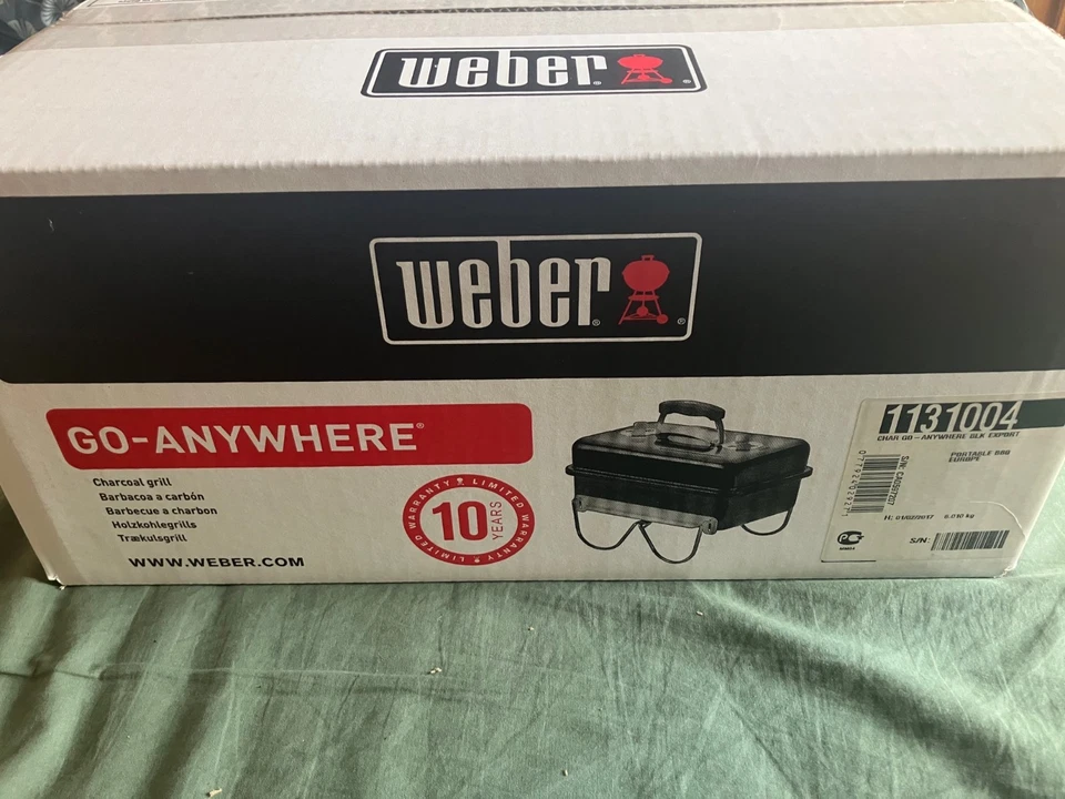 Barbecue portable WEBER à charbon - Go-anywhere - Noir Neuf emballé - Photo 1/1