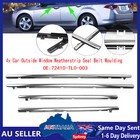 <!--F#f_0-->4x Car Outside Window Weatherstrip Seal Belt Moulding For Acura TSX 2009-14 AU<!--F/-->