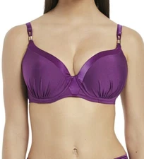 Fantasie Rio Bueno Bikini Top Size 34DD Mixed Berries Moulded Gathered Bra 6405