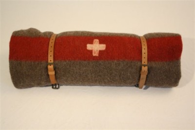 High Quality WW2 Swiss Army Wool Vintage Military Blanket