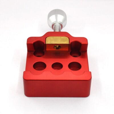 Vixen Schwalbenschwanz Klemme - Rot, 1/4'' Gewinde, für Teleskop Montierung