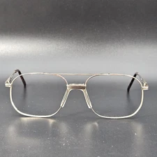 MODERN OPTICAL KEVIN METAL AVIATOR EYEGLASS FRAMES ONLY GOLD 58-18-145 