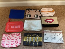 Ipsy makeup bag lot Of 9, new and preowned