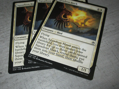 Squadron Hawk / Geschwaderfalke ---3x--Top c--Masters 25--Magic--MtG