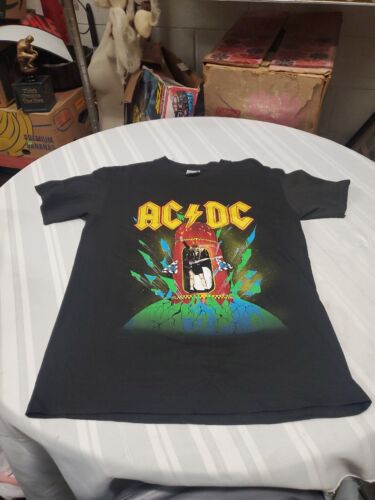 Vintage 80s acdc shirt, - Gem