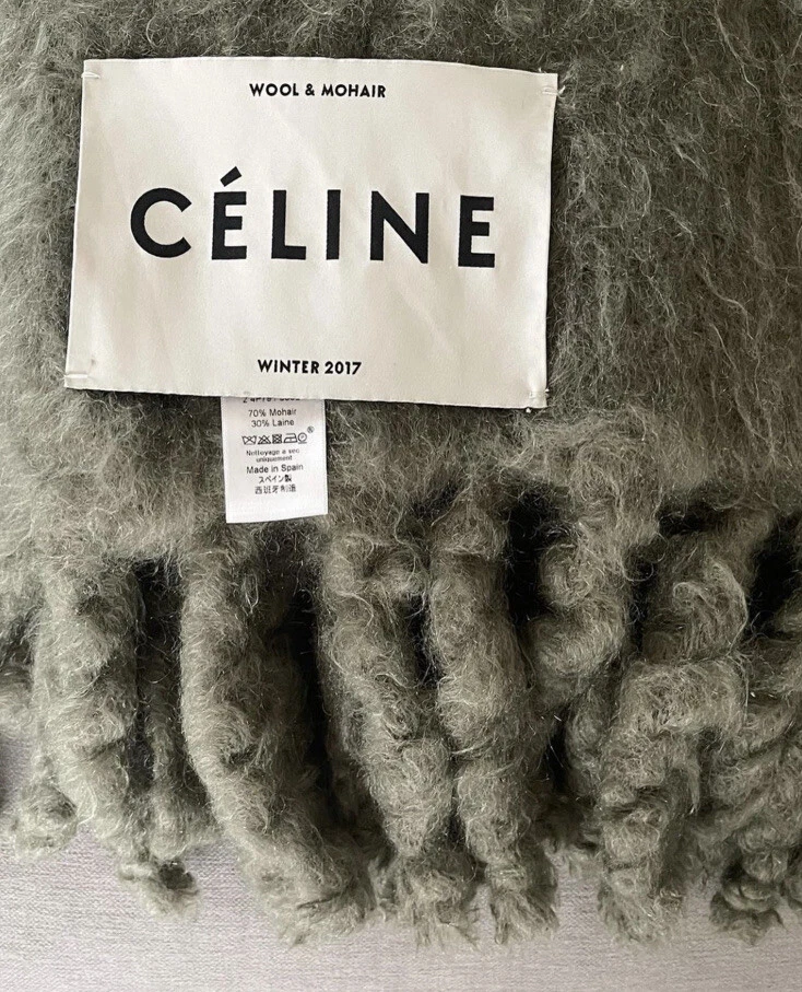 Celine top green blanket