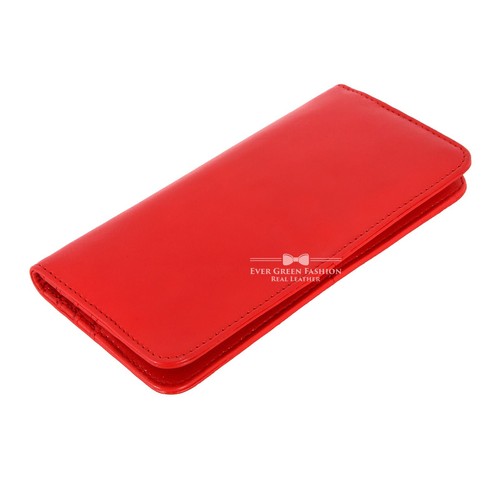 Ladies Valentine's Bifold Silhouette Red Leather Wallet RFID Card Holder Purse - Picture 2 of 5