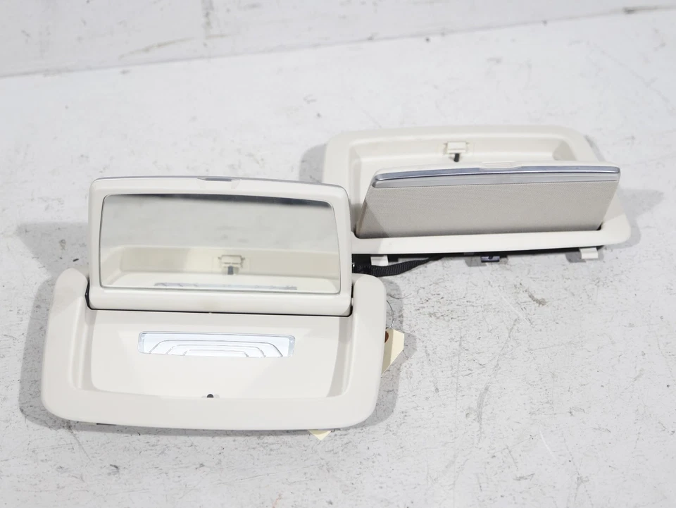 16-22 BMW 740I G12 ROOF REAR LEFT RIGHT OVERHEAD DOME LIGHT LAMP W/ MIRROR OEM - Image 2 of 4