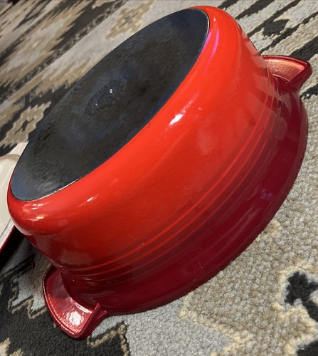 MCM Le Creuset France Futura Ray Loewy Oval Cast Iron Dutch Oven 4.5 Qt No 29 - Picture 12 of 12