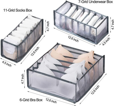 Underwear Bra Organizer Storage Box Panties Socks Storage Boxes Wardrobe Clothes
