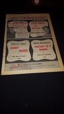 Liberty Records Rare Original 1957 Retail Promo Poster Ad Framed!