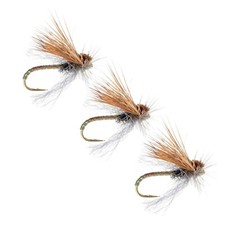 Premium Dry Flies for Trout - Missing Link Caddis - 3 Pack - Hook Size 14