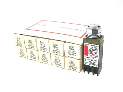 10x NEW Cutler Hammer E29TA1 Meldeleuchte 120V 50/60Hz SER.A1