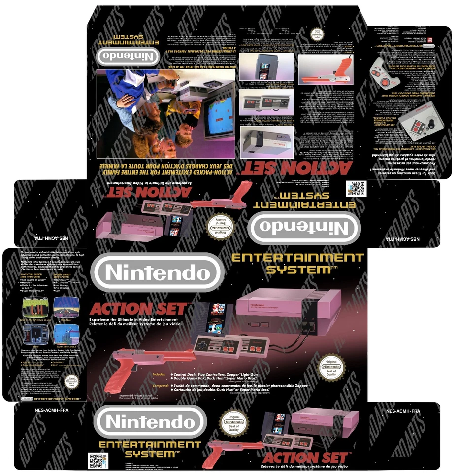 Nintendo NES Console Box Printable - Photoshop Art To Print - Image 2 of 4