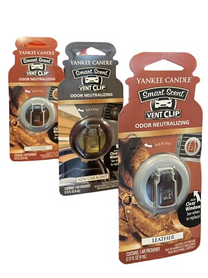 Yankee Candle Smart Scent Vent Clip Car Home AC Air