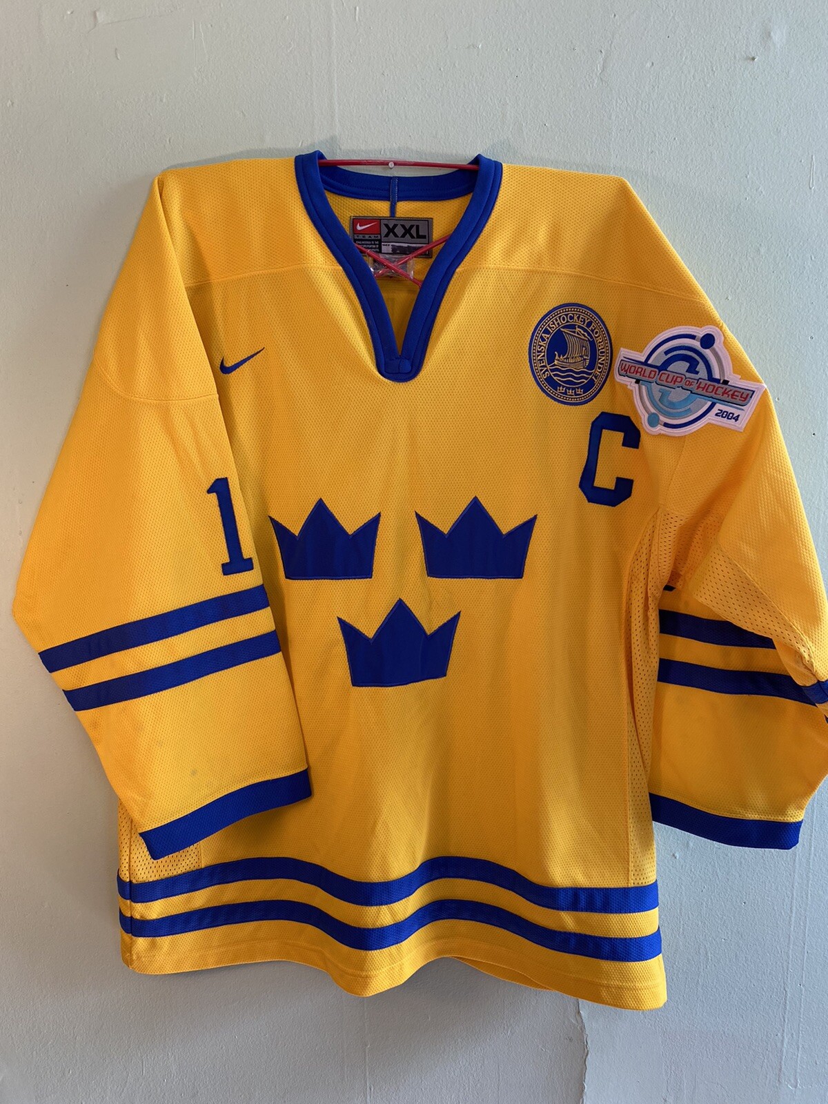 Mats Sundin 2004 World Cup Team Sweden Jersey Nike XXL eBay