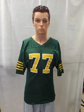 Vintage Green/Yellow Bulldogs Football Jersey Jenco M